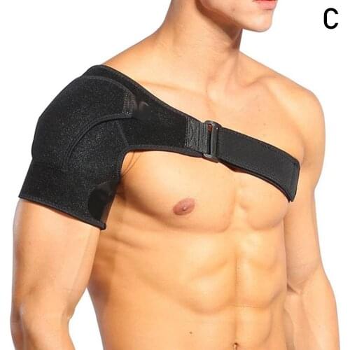Shoulder Brace With Pressure Pad Neoprene Shoulder Support Pain Relief Ice Pack Fracture Universal Adjustable Compression Sleeve