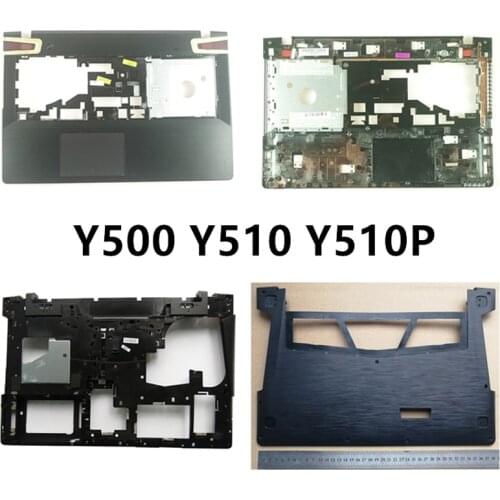 New laptop For Lenovo Y500 Y510 Y510P Palmrest upper Cover/Bottom Base Cover lower Case/RAM Cover Memery Cover