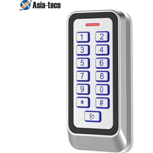 IP67 Waterproof Backlight RFID Metal Door Access Control Reader Keypad 1000 Users 125KHz EM Card door opener