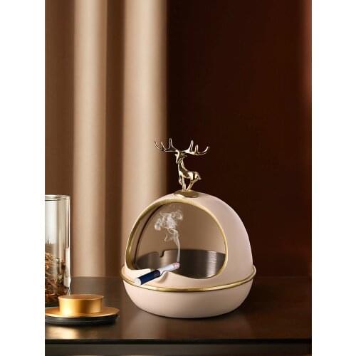 Luxury Ashtray With Lid Desk Accessories Ash Tray Cute Smoking Weed Gift For Boyfriend Home Decoration