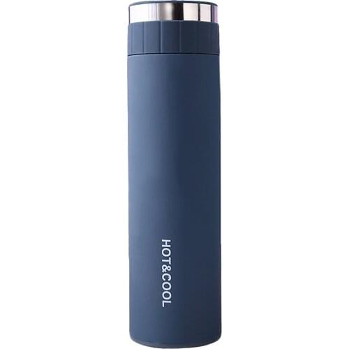 Hot Quality Double Wall Stainless Steel Vacuum Flasks 500ml Car Thermo Cup Coffee Tea Travel Mug Thermol Bottle W30611