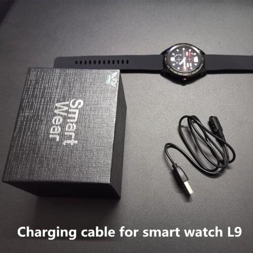100% original charging line charger for smart watch L9 magnetic charging