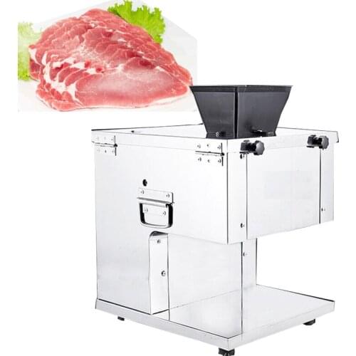 2mm-20mm Electric Commercial Fresh Meat Chicken Breast Cutter Slicer Processing Machine Stainless Steel Meat Cutting Machine