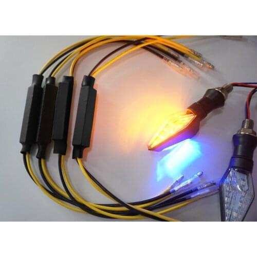 4pcs 20W Motorcycle Turn Signal Flasher LED Decoder Professional Load Resistor Adapter Automotive Parts