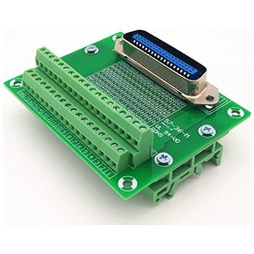 57Series 36-Pin 0.085" Vertical plug-in Male Header Connector Breakout Board