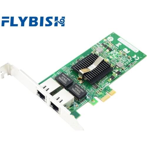 82575-T2 PCI-Ex1 Gigabit Network adapter Dual RJ45 Port Network Lan card for Intel 82575 chip the same as E1G42ET