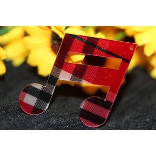 Music Notes Acrylic Charms Music Note Pendants