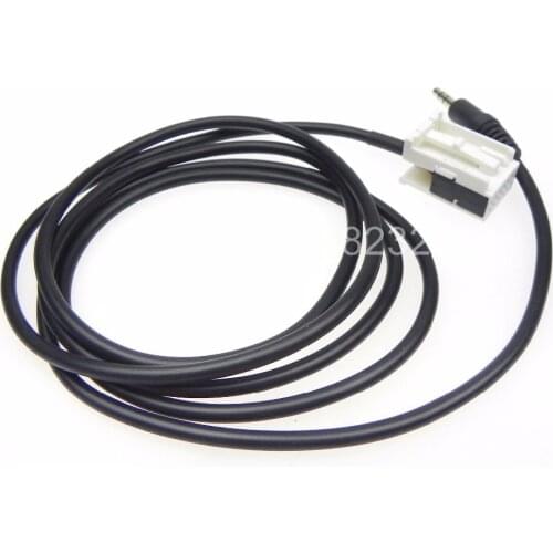 5pcs HQ 3.5mm Auto Car Audio Cable AUX CD Audio Line Input Cable For Peugeot 307 308 407 408 507 Citroen C2 C5 Sega Triumph