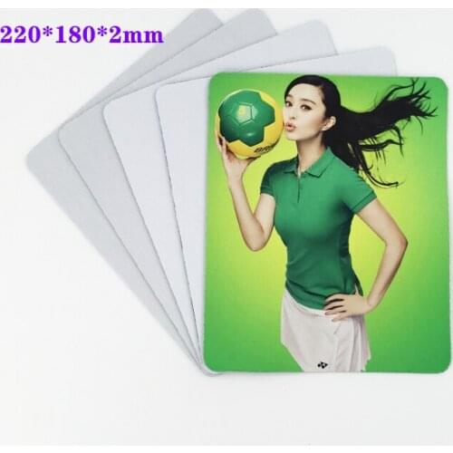 Free Shipping 10pcs 18*22*0.2cm Blank Sublimation Pads Rectangle Shape High Quality DIY Printing Transfer Mouse Pad Heat press
