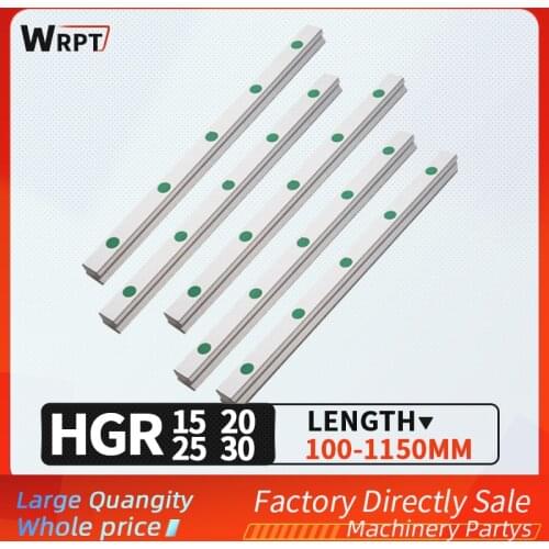 Free Shipping 100mm-1150mm HGR15 HGR20 HGR25 HGR30 square linear guide for engraving HIWIN slider bracket CNC engraving machine