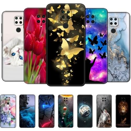 For Xiaomi Redmi Note 9S Case Note 9 Soft TPU Silicon Back Phone Cover For Redmi Note 9 Pro Note9S Note9Pro Note9 black tpu case