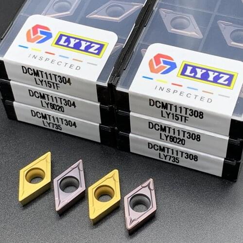 DCMT11T304/08 LY15TF/LY735/LY6020 Internal turning tool Metal turning tool CNC tool Carbide turning insert DCMT