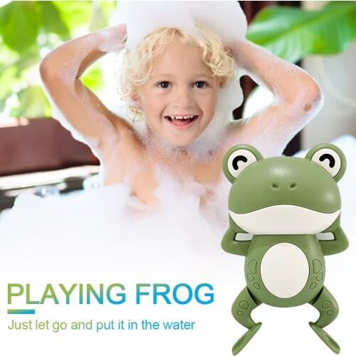 Baby Bath Toys 0 12 Months for Kids Swimming Pool Water Game Wind-up Clockwork Animals Frog for Children Water Toys Gifts