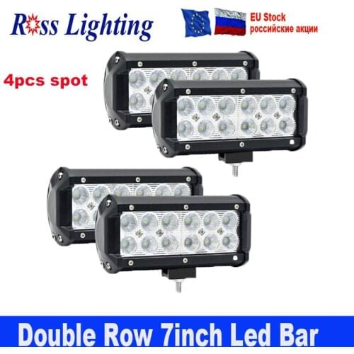 Dual Row 7inch 2row LED Light Bar combo led work light for Car Tractor Boat OffRoad 4x4 Truck SUV ATV 12v24v