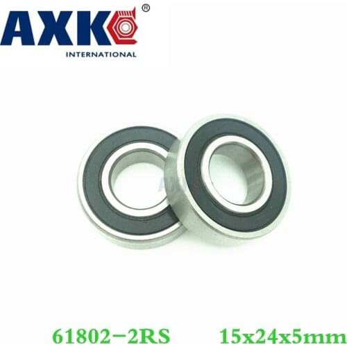 Axk 6802-2rs 6802 61802-2rs Hybrid Ceramic Deep Groove Ball Bearing 15x24x5mm