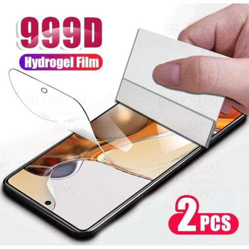 2PCS Hydrogel Film For Xiaomi 11T Pro Back Front Screen Protectors Not Glass On Xiaomi11T Xiomi Mi11T Mi 11 T Pro 5G 2021 6.67