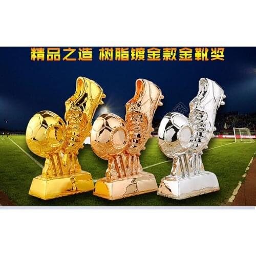 World Cup Football Golden Boot Souvenir Shooter Award trophy model footballer trophy spot height