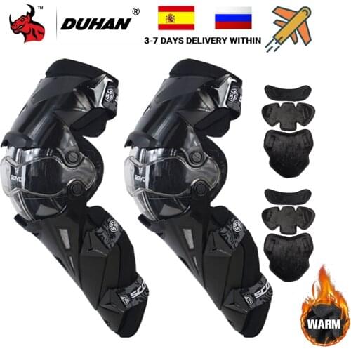 SCOYCO Motorcycle Knee Pads CE Motocross Knee Guards Motorcycle Protection Knee Protector Racing Guards Safety Gears Race Brace
