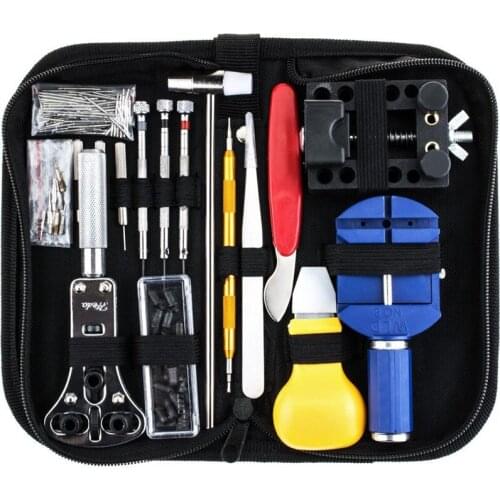 New 147 PCS Watch Repair Kit Professional Spring Bar Tool Set, Watch Band Link Pin Tool Set with Carrying Case