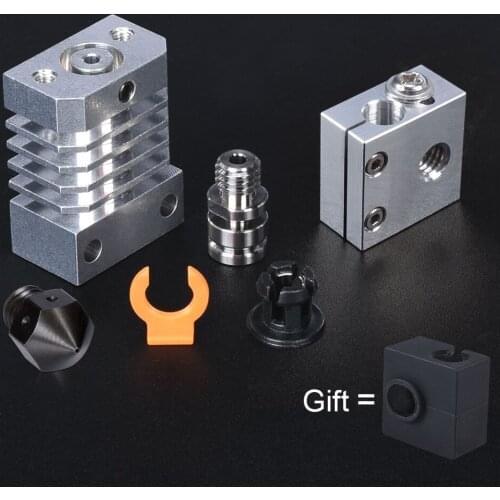 Upgrade KIT Swiss CR10S PRO Hotend Precision Titanium Heat Break Aluminum Heatsink Nozzles 3D printer Hotend for CR-10S PRO