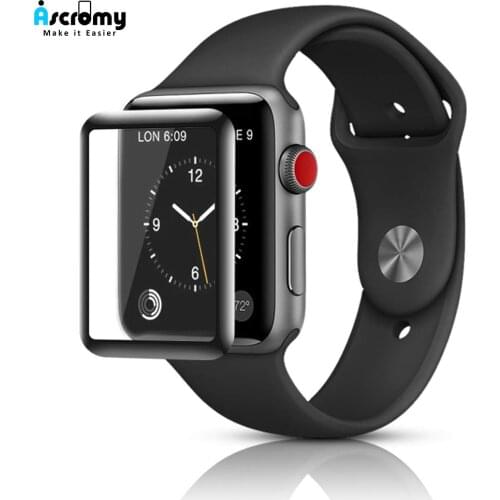 Ascromy ScreenProtector For Apple Watch Series 4 5 40 44mm Tempered Glass Screen Protector Film For IWatch 4 5 cristal templado