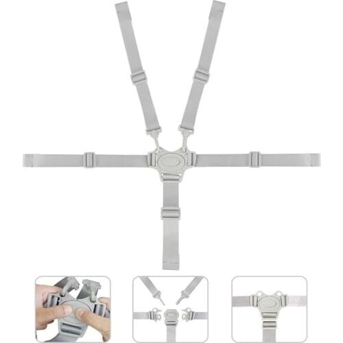 Baby Safety Belt 5 Point Harness Dining Feeding Chair Belts Baby Protection Universal Belt Lunch Seat Car Sleeping Fixed Belts