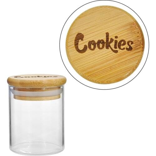 Glass Jar w/ Bamboo Lid - 0.5oz