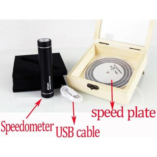 50Hz LP Records Stroboscopic Speed Strobe Light+Tachometer Disc Turntable Platter Speed Tester 33-1/3 45 & 78rpm