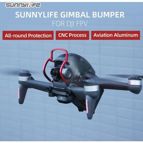 Sunnylife Gimbal Bumper Protection Bar Camera Guard Protector Anti-collision Aluminum Alloy for DJI FPV Combo Drone