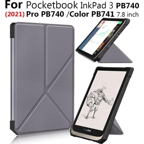 VODAITAS TPU Case for Pocketbook 740 InkPad 3 PB740 InkPad 3 Pro InkPad Color 741 7.8 Inch Cover Shell