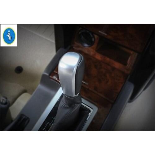 Yimaautotrims Matte Interior Refit Kit For Toyota Land Cruiser Prado FJ150 2014 - 2020 Gear Cover Shift Knob Handle Cover Trim