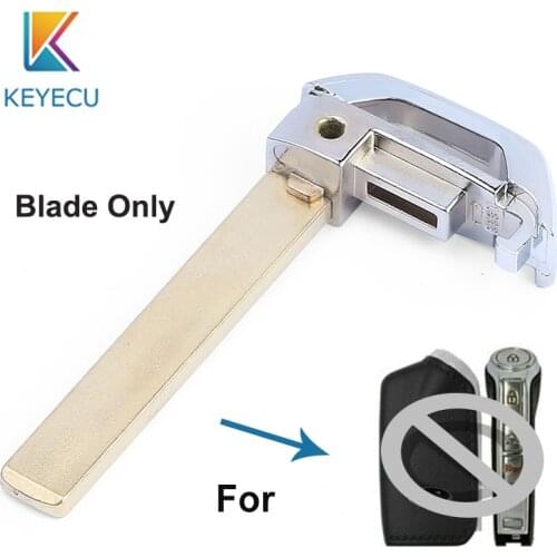 KEYECU Replacement Smart Proximity Remote Control Car Key Emergency Insert Blade FOB for Kia Stinger 2017 2018 2019