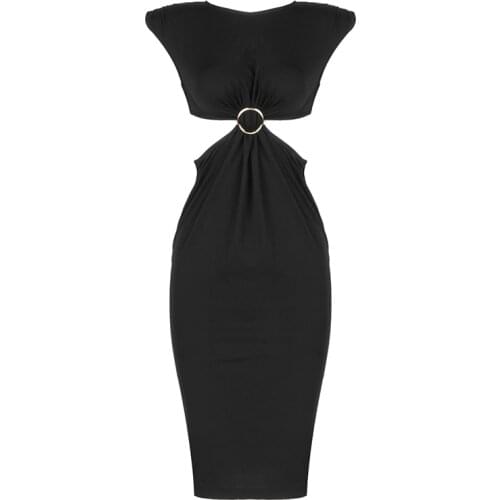 Sexy Women Dress Summer 2021 New Party Club Celebrity Strapless Bodycon Dress Black Party Dress Bodycon Clothes