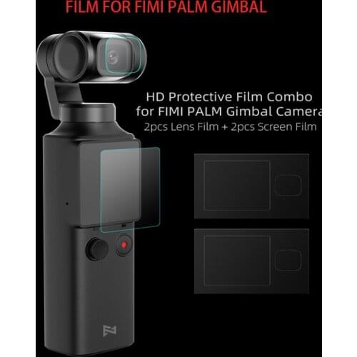2PCS/SET Tempered Glass Screen Protector Scratch-resistant Protective Film Camera Accessories for FIMI PALM Handheld Gimbal