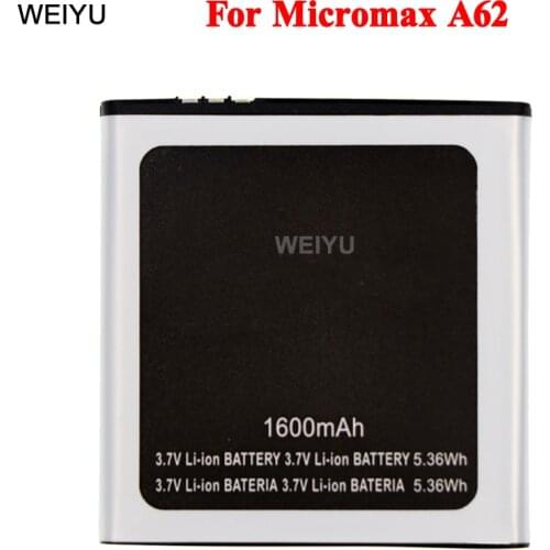 For Micromax A62 Battery Accumulator 1600mAh High Quality