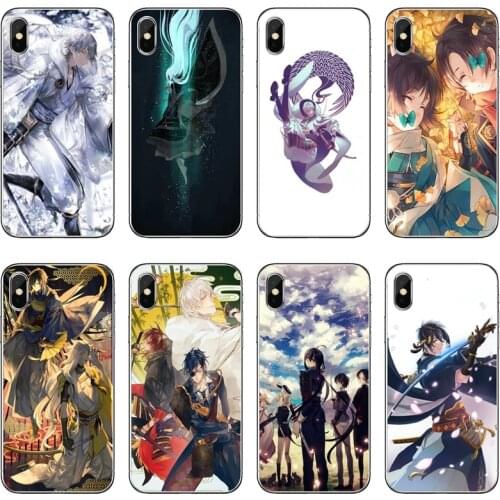 Anime Touken Ranbu Accessories Phone Case For Huawei P30 P20 Pro P10 P9 P8 Lite Y5 Y6 Y7 Y9 P Smart Plus 2018 2019