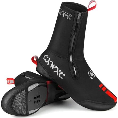 CXWXC Winter Cycling Overshoes Neoprene Waterproof Bike Shoe Covers For Men Women MTB Road Bicycle Booties Shoe Covers Cycling