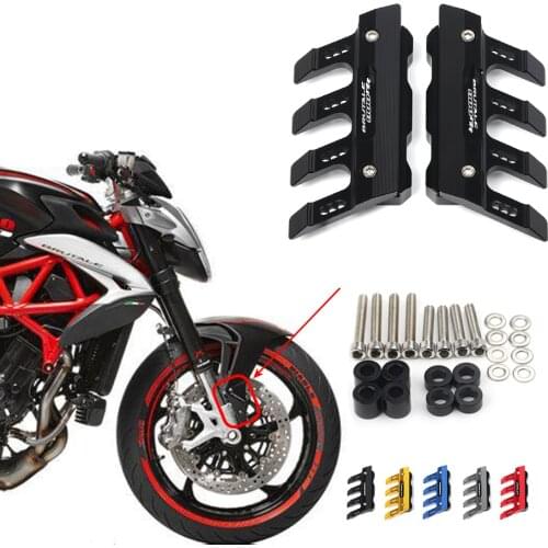 For MV Agusta Brutale 800 RR 800RR Motorcycle CNC Accessories Mudguard Side Protection Block Front Fender Anti-Fall Slider