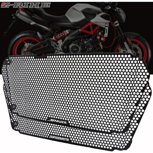 For Aprilia Shiver 900 Shiver SL 750 2007-2017 Dorsoduro750 Motorcycle Engine Radiator Bezel Grille Guard Cover Protector Grill