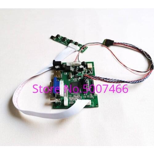 For CLAA140WB01 CLAA140WB01A CLAA140WB11A WLED 14" 1366*768 LCD screen LVDS 40-Pin VGA+2AV display controller board DIY kit