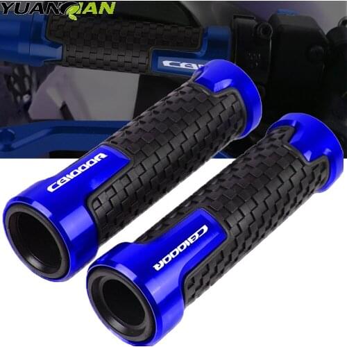 For HONDA CB1000R CB 1000R 2008 2009 2010 2011-2020 Motorcycle 22mm CNC Aluminum Rubber Gel Handle Bar Hand Grips CB1000R logo