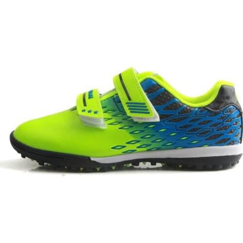 Boys Girls Soccer Shoes Kids TF Football Boots Cleats Grass Training Sport Footwear 2021 Trend Childrens Sneakers EU Size 28-35