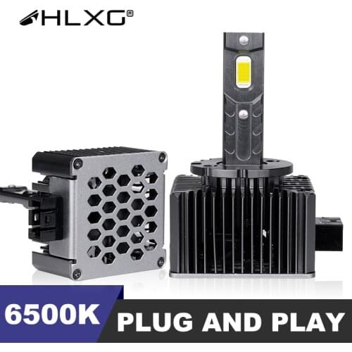 HLXG D1S D1R D2S D3S D3R D4S D4R D2R D5S D8S Car LED Headlight LED Auto Bulb 6000K White 90W LED Lamp Conversion Kit to Replace