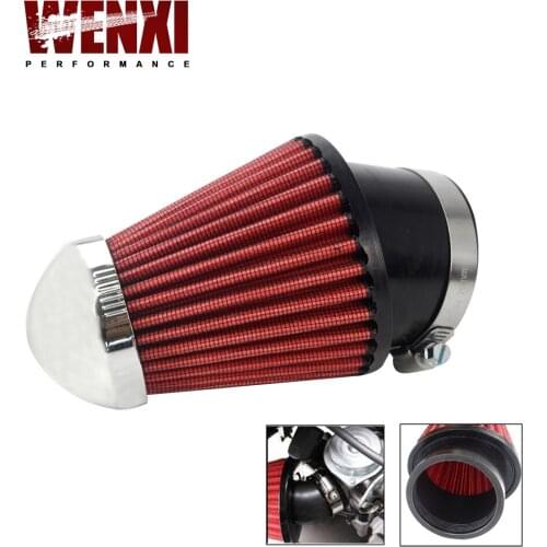 Professional Motorcycles Mushroom Head Air Intake Filter Cleaner 62mm RED WX-AIT23