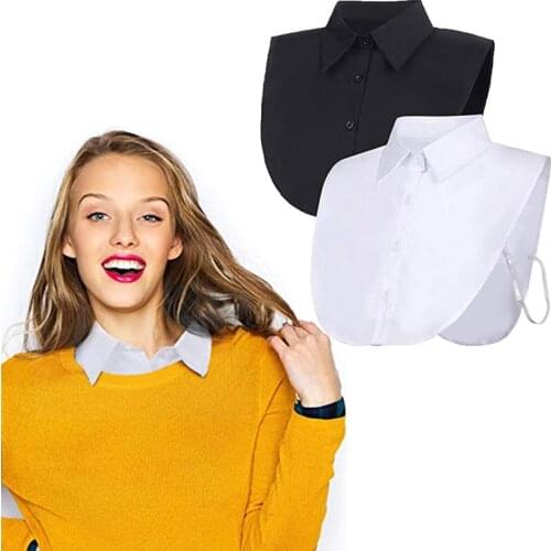 Fake Collar Detachable Dickey Collar Blouse Half Shirts False Collar Neckwear Clothing Accessories for Women Girls Favors