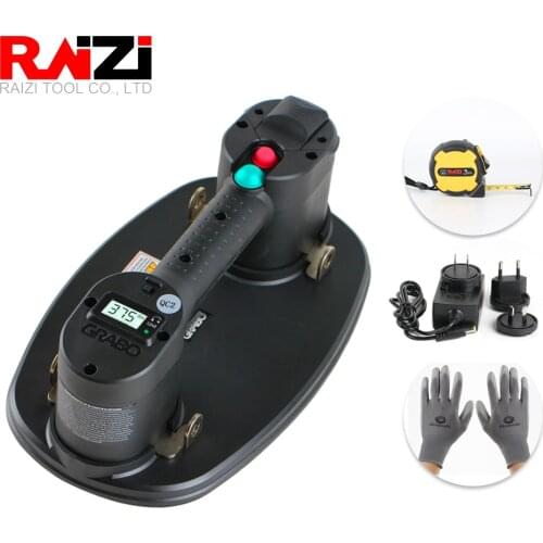 Grabo Portable Electric Vacuum Suction Cup Lifter for Granite Glass Tile Heavy Lifting Tool Heavy Slab Lifting Portable Lifter