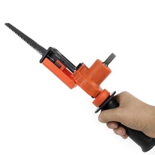 Reciprocating Saw Electric Drill Into Reciprocating Saw Attachment Adapter for Wood Metal Cutting