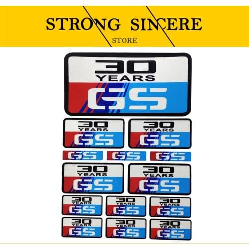 Motorcycle GS 30 Years Sticker Body Reflective moto fuel tank tail box For BMW F850GS R1200GS F650GS F800GS F700GS F750GS G310GS