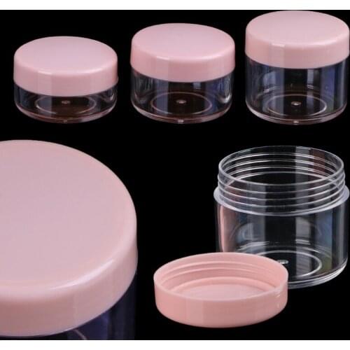 Unique design Mini Sample Bottle Cosmetic Makeup Jar Pot Face Cream Lip Balm Container Travel