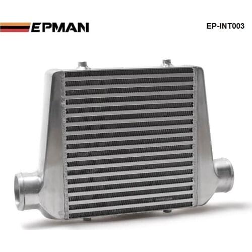 Universal Turbo Intercooler 280x300x76 Front Mount Intcooler For Honda Civic Integra Saab 3" Inlet & Oulet EP-INT003